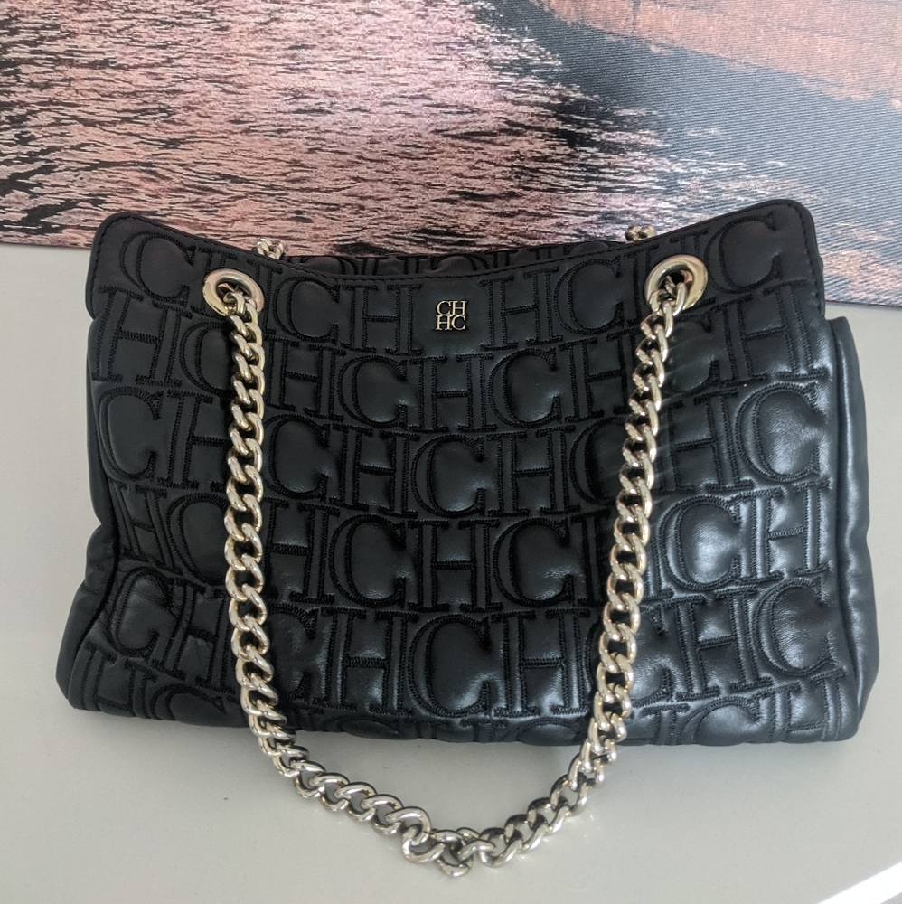OFFERS WELCOME! Carolina Herrera CH Leather bag.